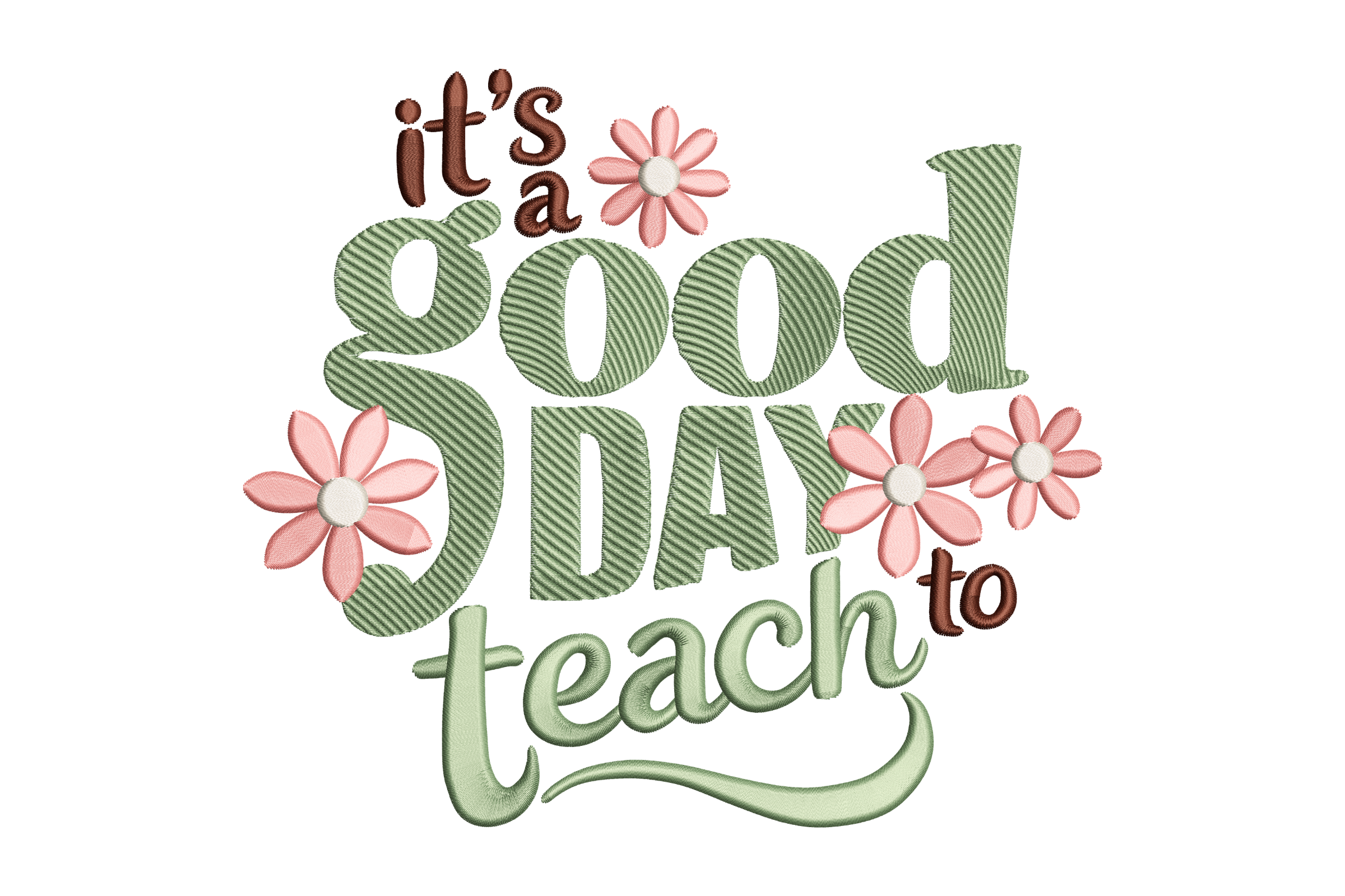 Good Day to Teach Machine Embroidery Design